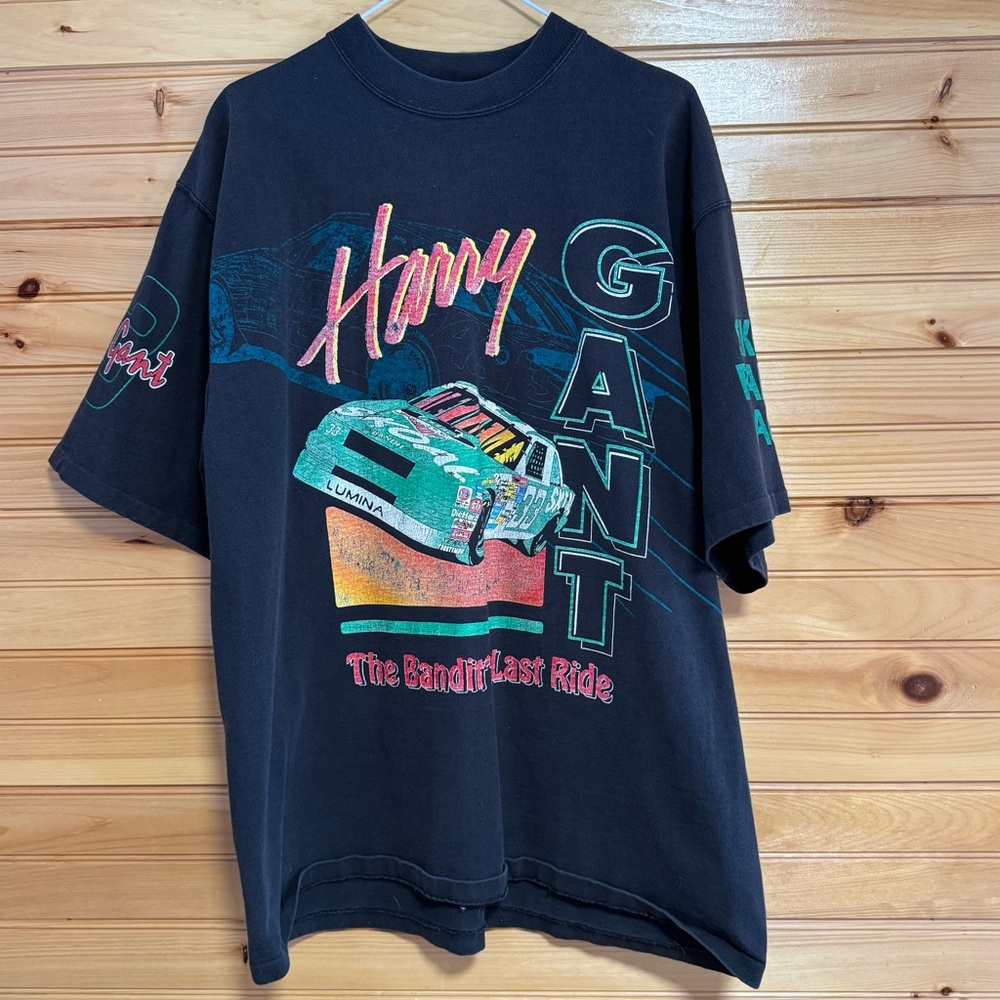 NASCAR Harry Gant The Bandit’s Last Ride Skoal All Over Print XL Vintage